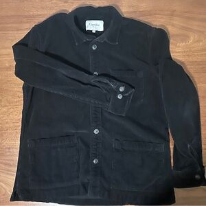 Corridor Black Corduroy Chore Jacket
